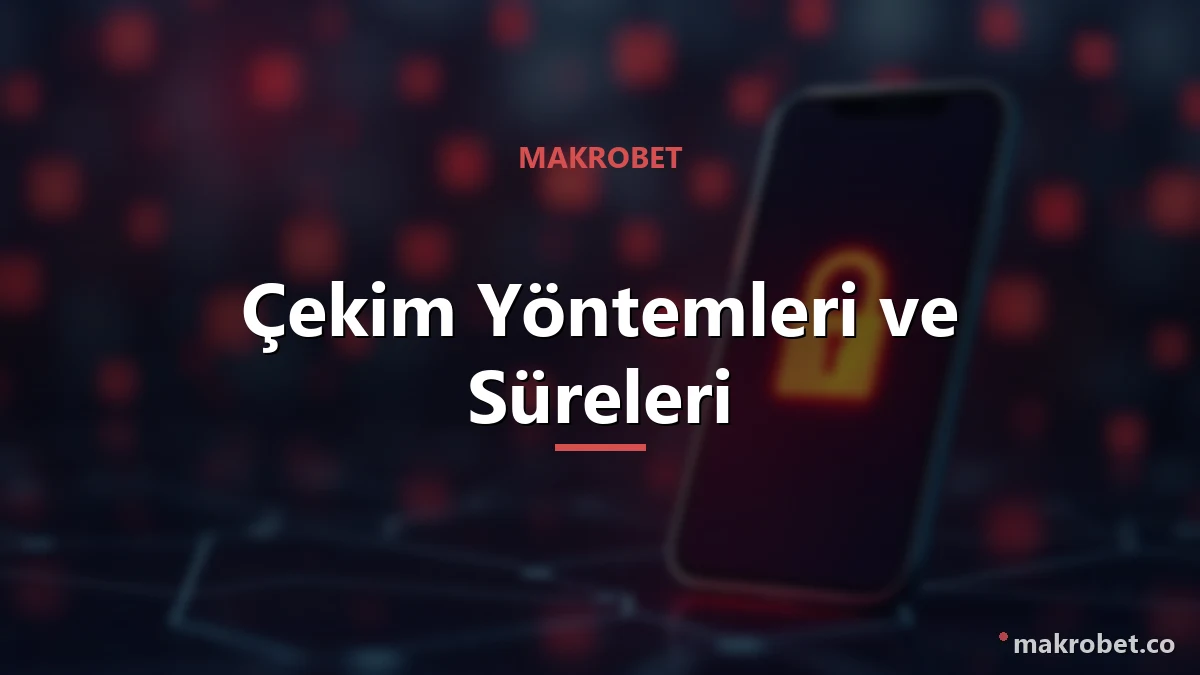 Para çekme süreci ve kimlik doğrulama