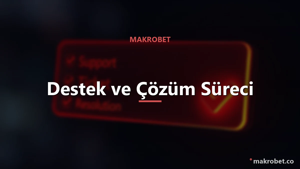 Müşteri hizmetleri çözüm süreci
